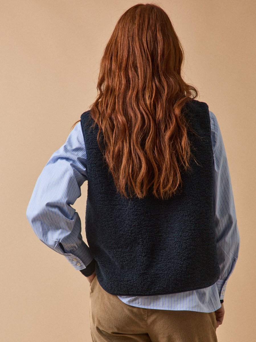 Veste sans manches en sherpa femme – Image 5