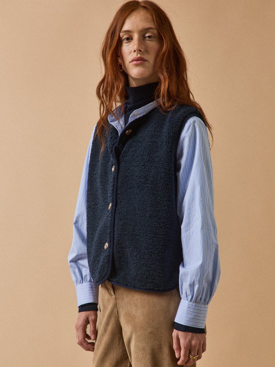 Veste sans manches en sherpa femme – Image 4