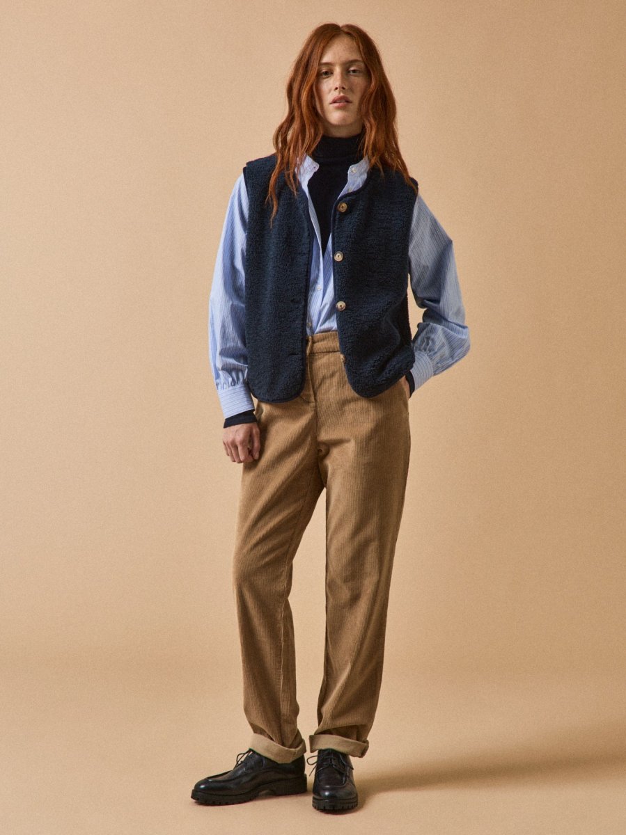 Veste sans manches en sherpa femme – Image 8