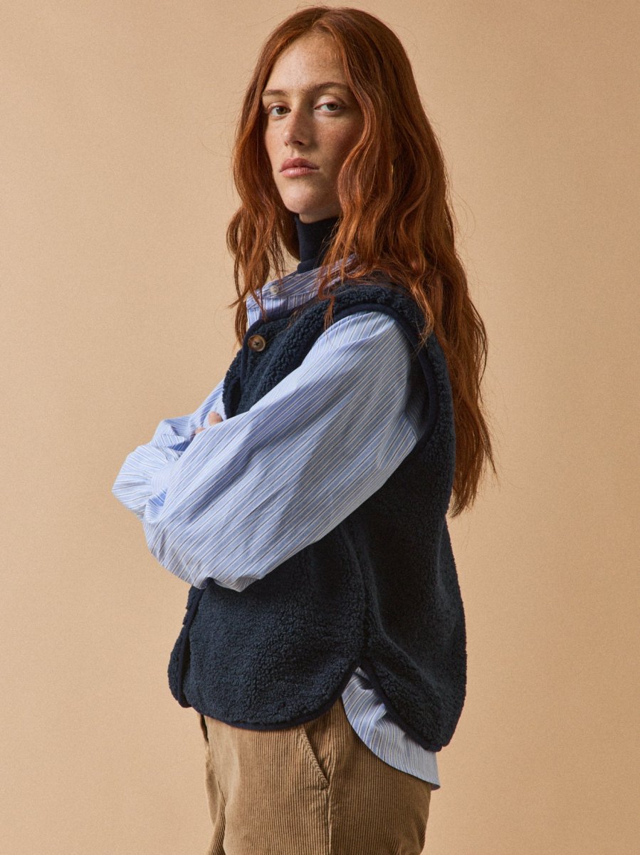 Veste sans manches en sherpa femme – Image 7