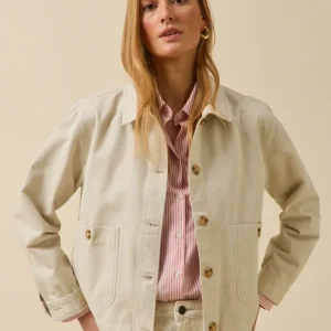 Veste worker femme coton biologique