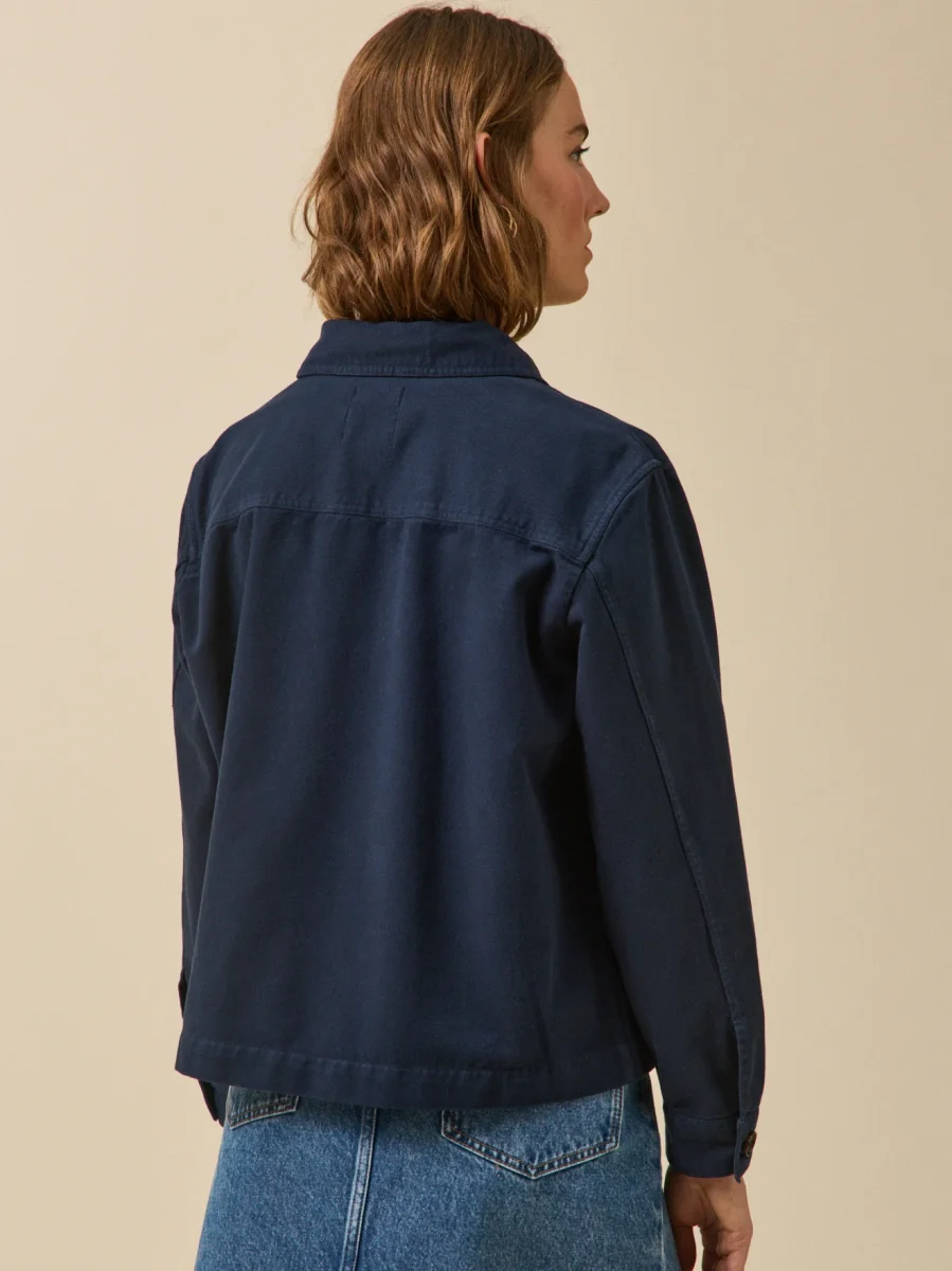 Veste worker femme coton biologique – Image 4