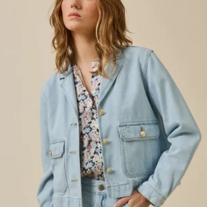 Veste en jean femme coton biologique