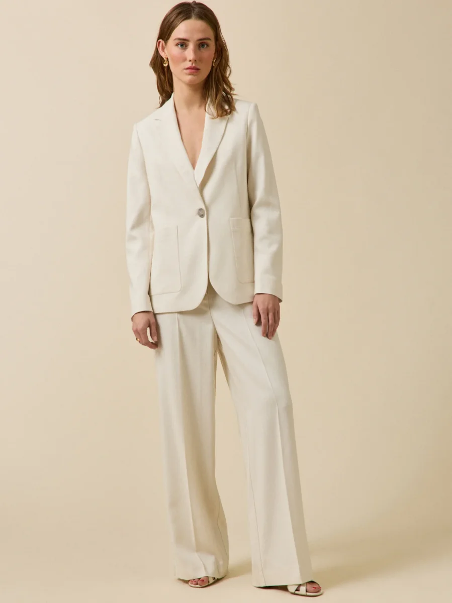 Veste tailleur tissu natté cérémonie femme – Image 6