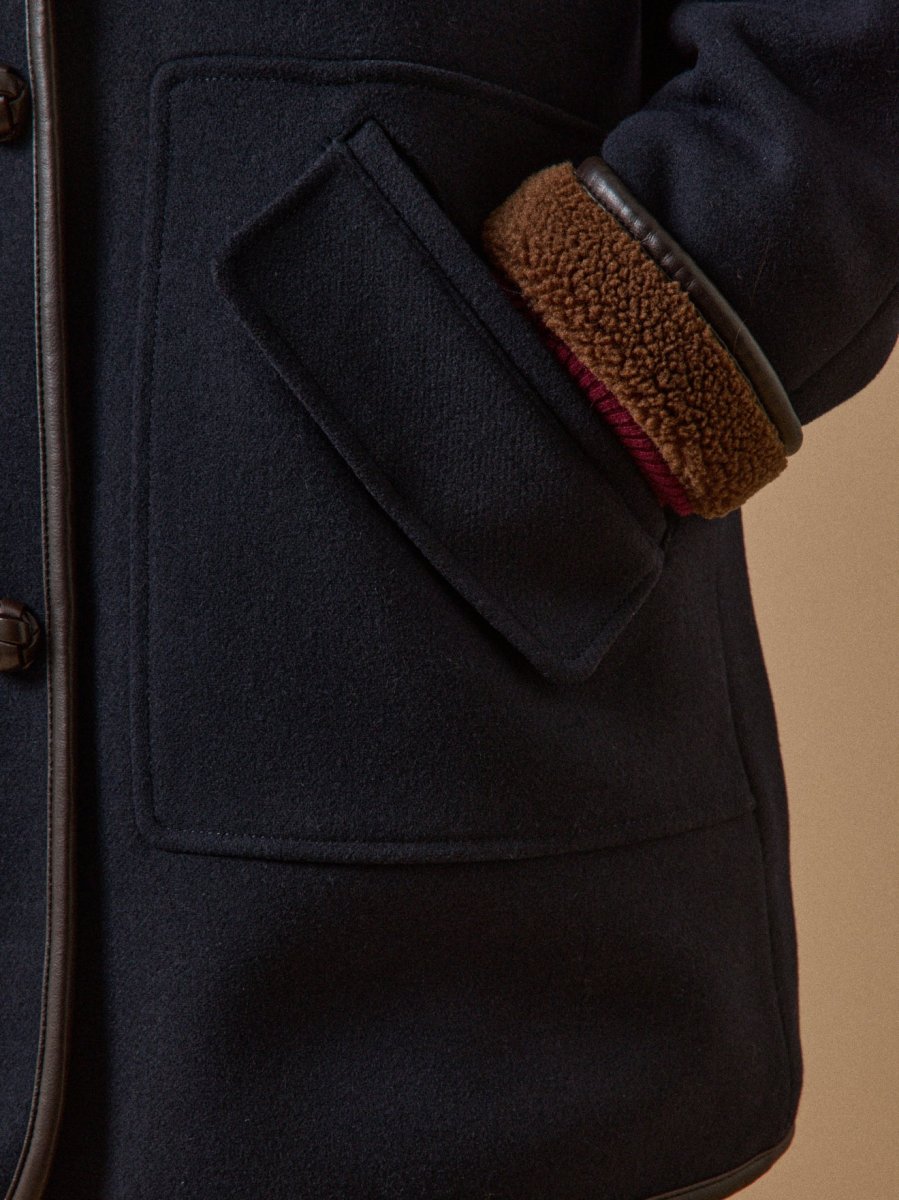 Manteau gansé intérieur sherpa femme – Image 6