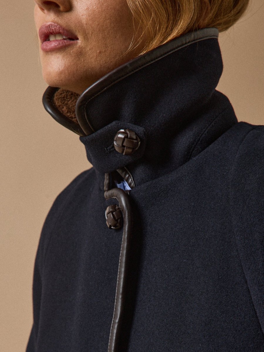 Manteau gansé intérieur sherpa femme – Image 5