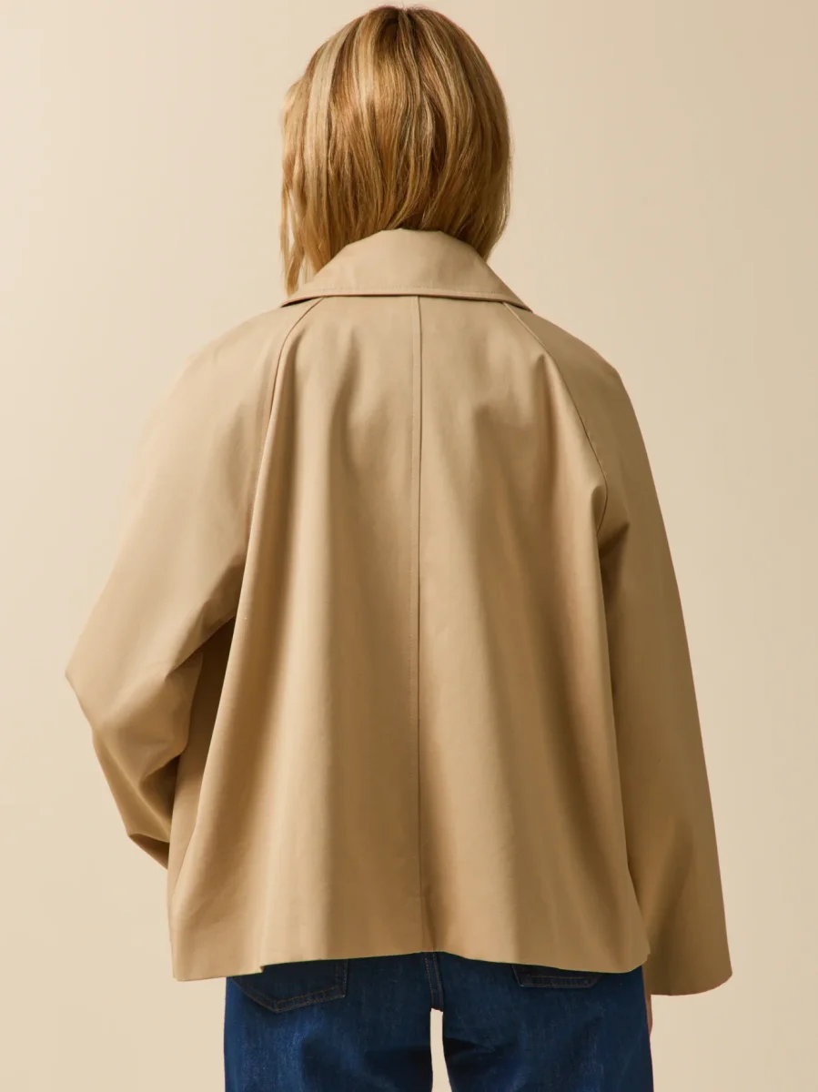 Trench court coton biologique femme – Image 4