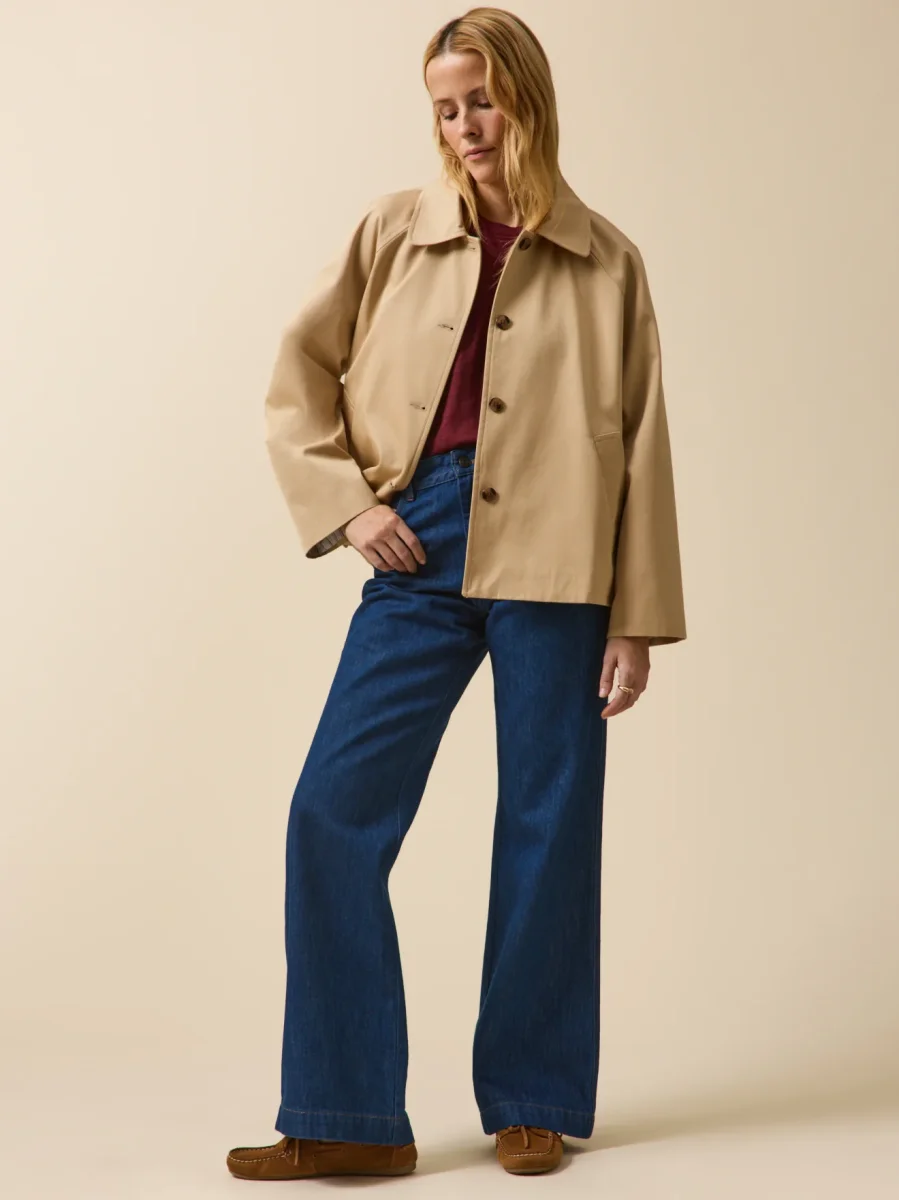 Trench court coton biologique femme – Image 7