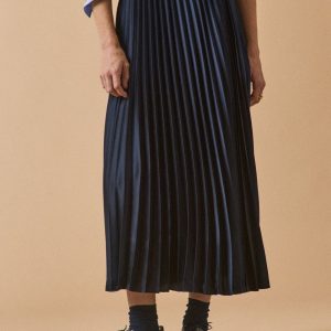 Jupe longue femme plissée soleil