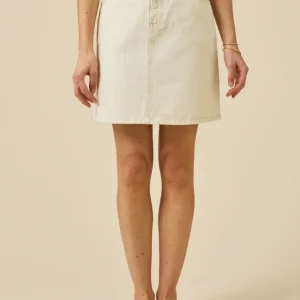 Jupe courte jean femme coton biologique