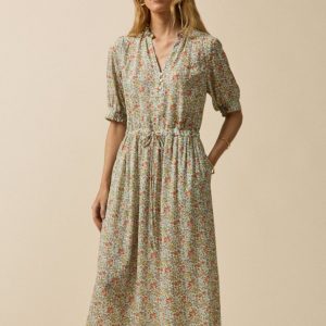 Robe longue femme tissu Liberty - Limited Collection