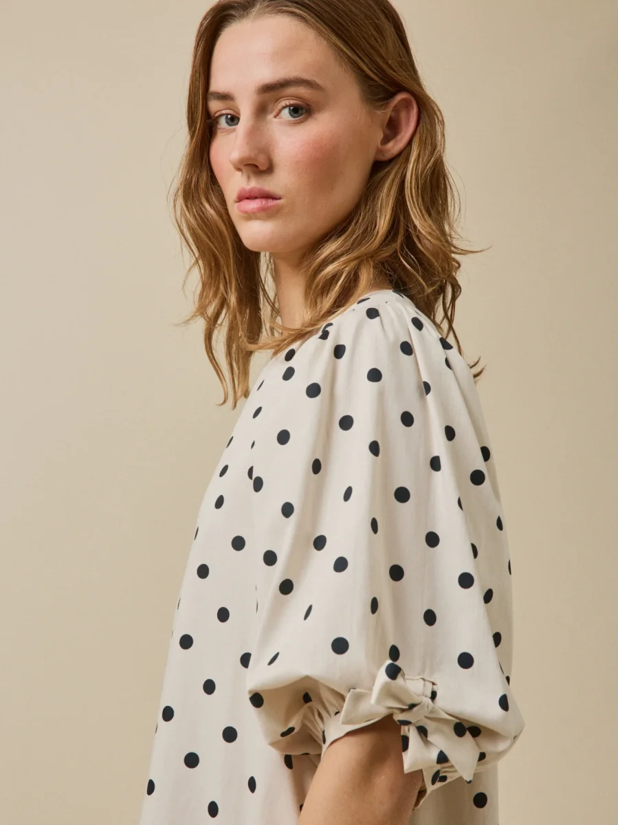 Robe courte à pois femme – Image 4