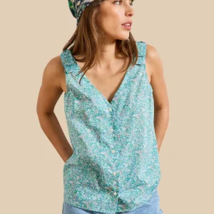 Top sans manches femme tissu Liberty - Limited Collection