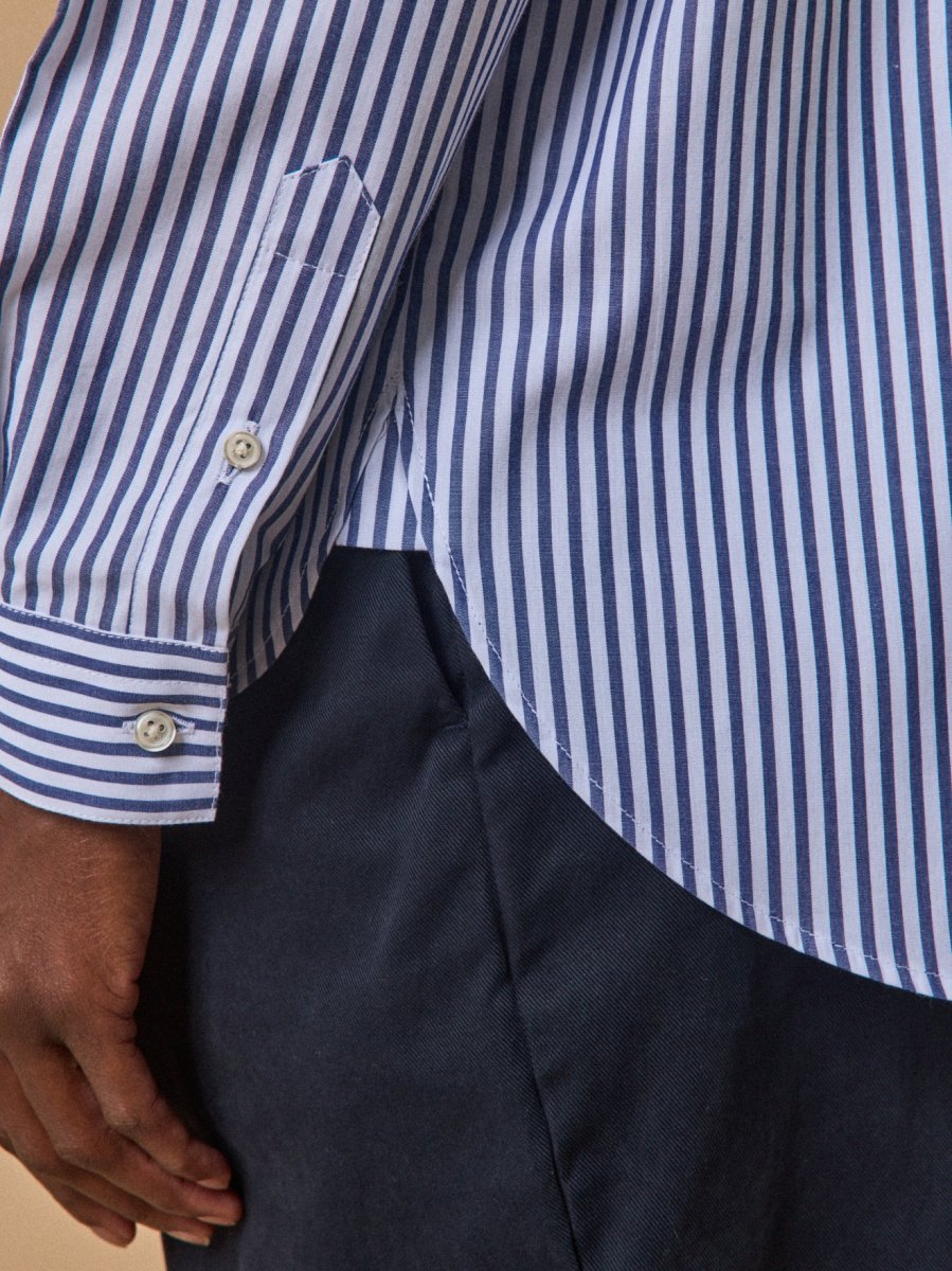 Chemise rayée femme coton biologique – Image 7
