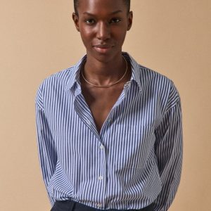 Chemise rayée femme coton biologique