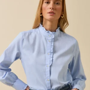 Chemise tissu Oxford coton biologique femme Emilie