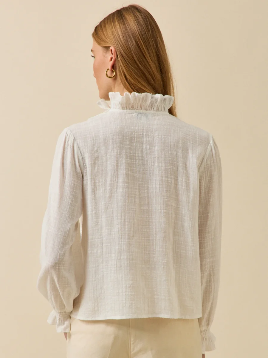 Blouse crépon femme – Image 3