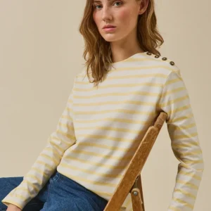 T-shirt marinière femme coton biologique