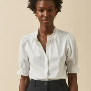 T-shirt volanté femme coton biologique