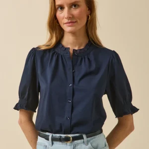 T-shirt volanté femme coton biologique