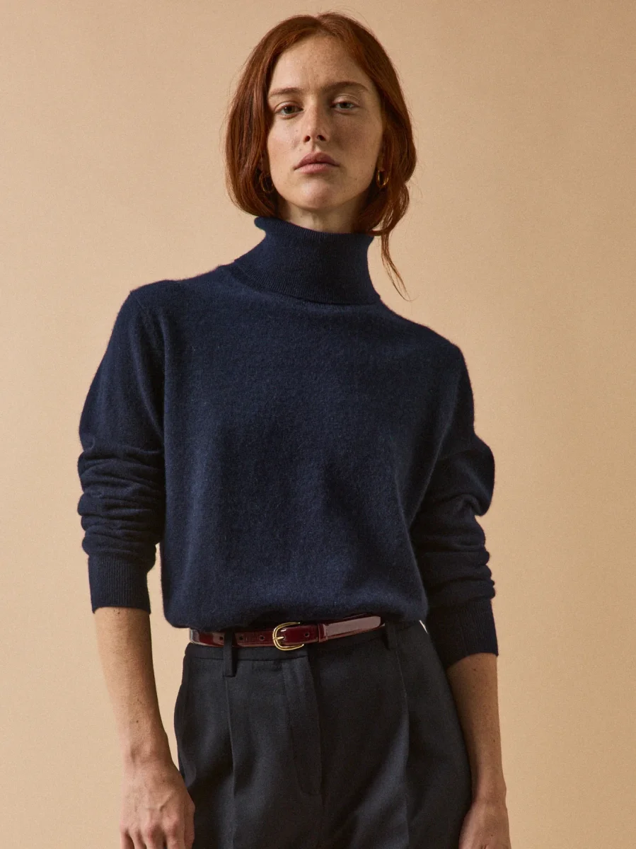 Pull col roulé femme - Collection Cachemire