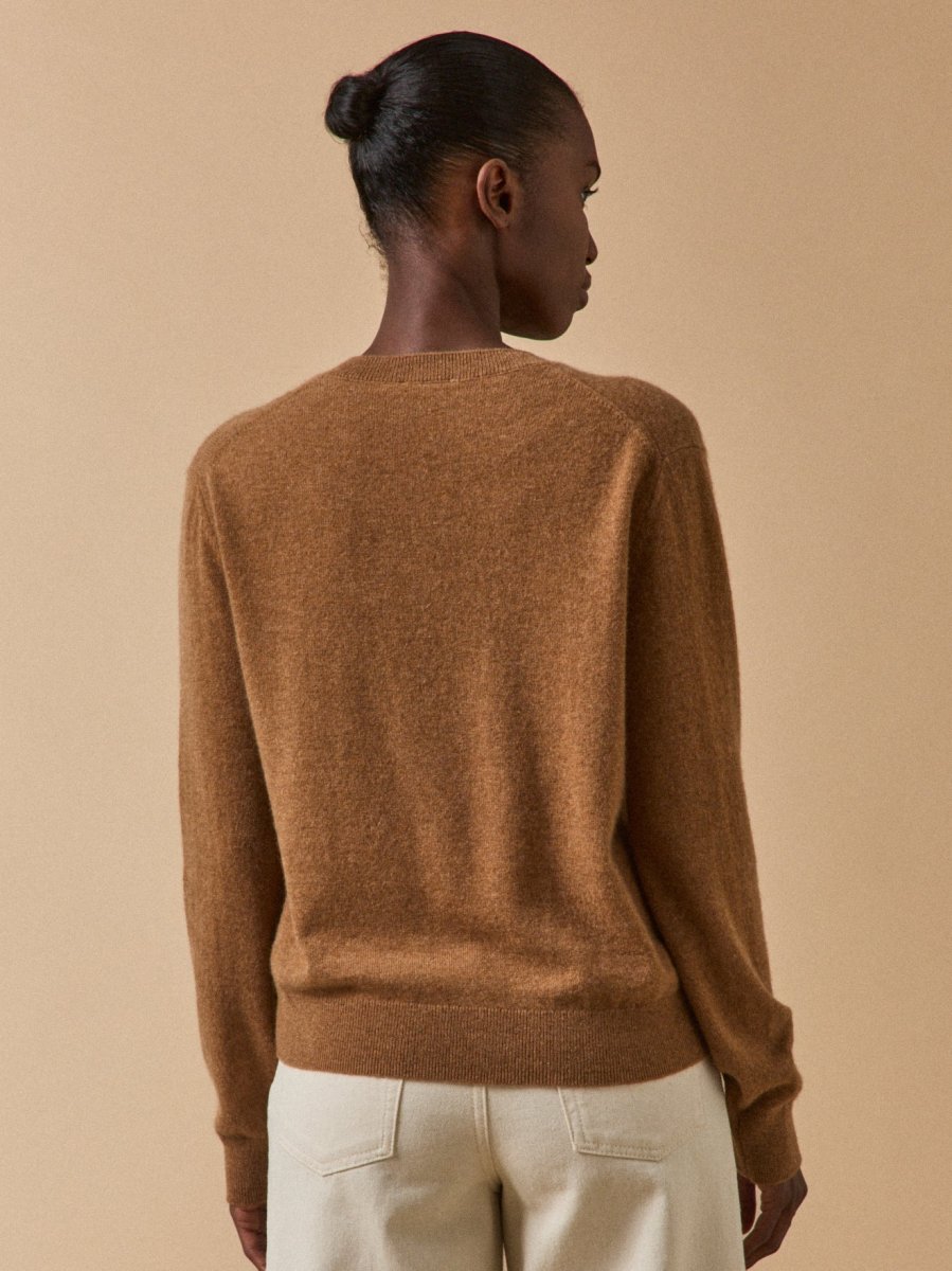 Pull col V femme - Collection Cachemire – Image 3