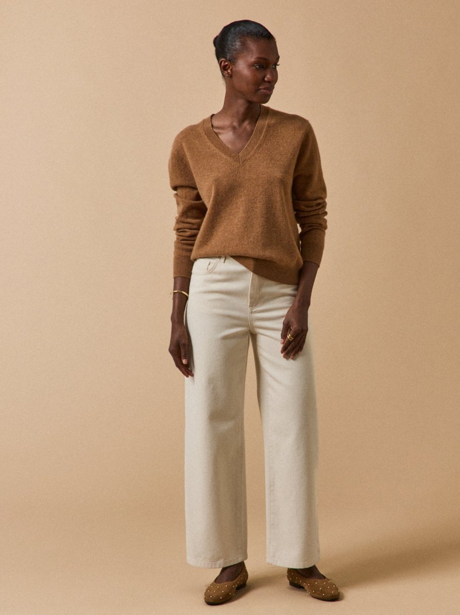 Pull col V femme - Collection Cachemire – Image 5