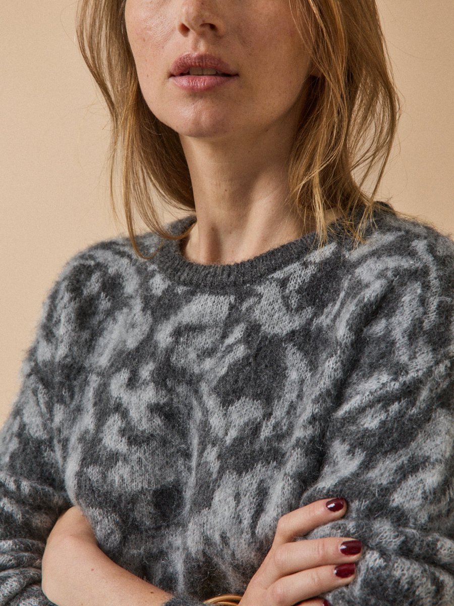 Pull jacquard Luna femme – Image 5