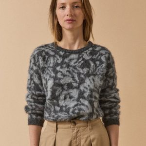 Pull jacquard Luna femme