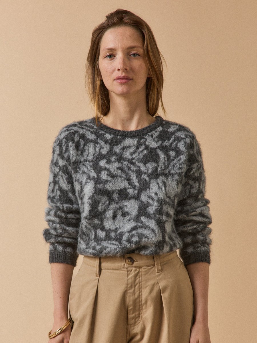 Pull jacquard Luna femme – Image 2