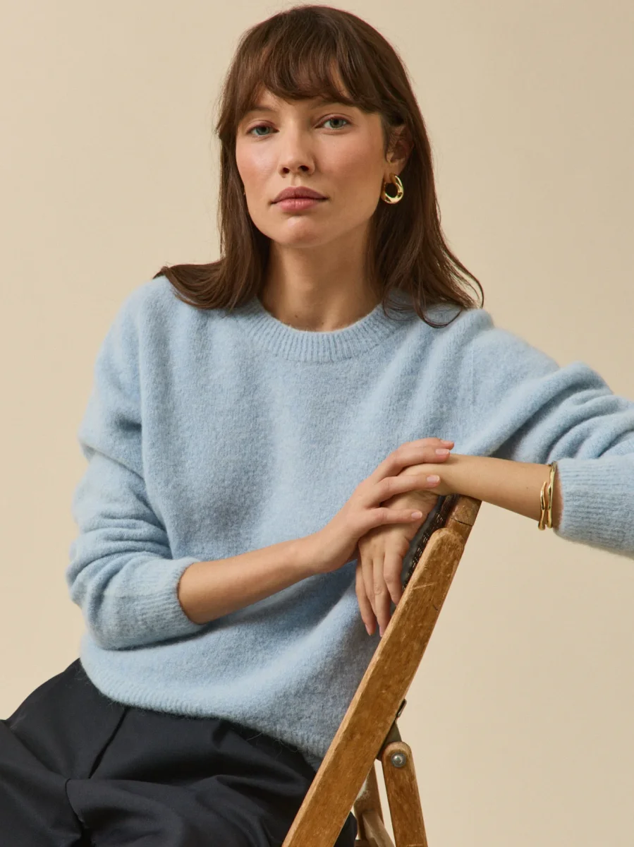 Pull femme mélange alpaga – Image 2