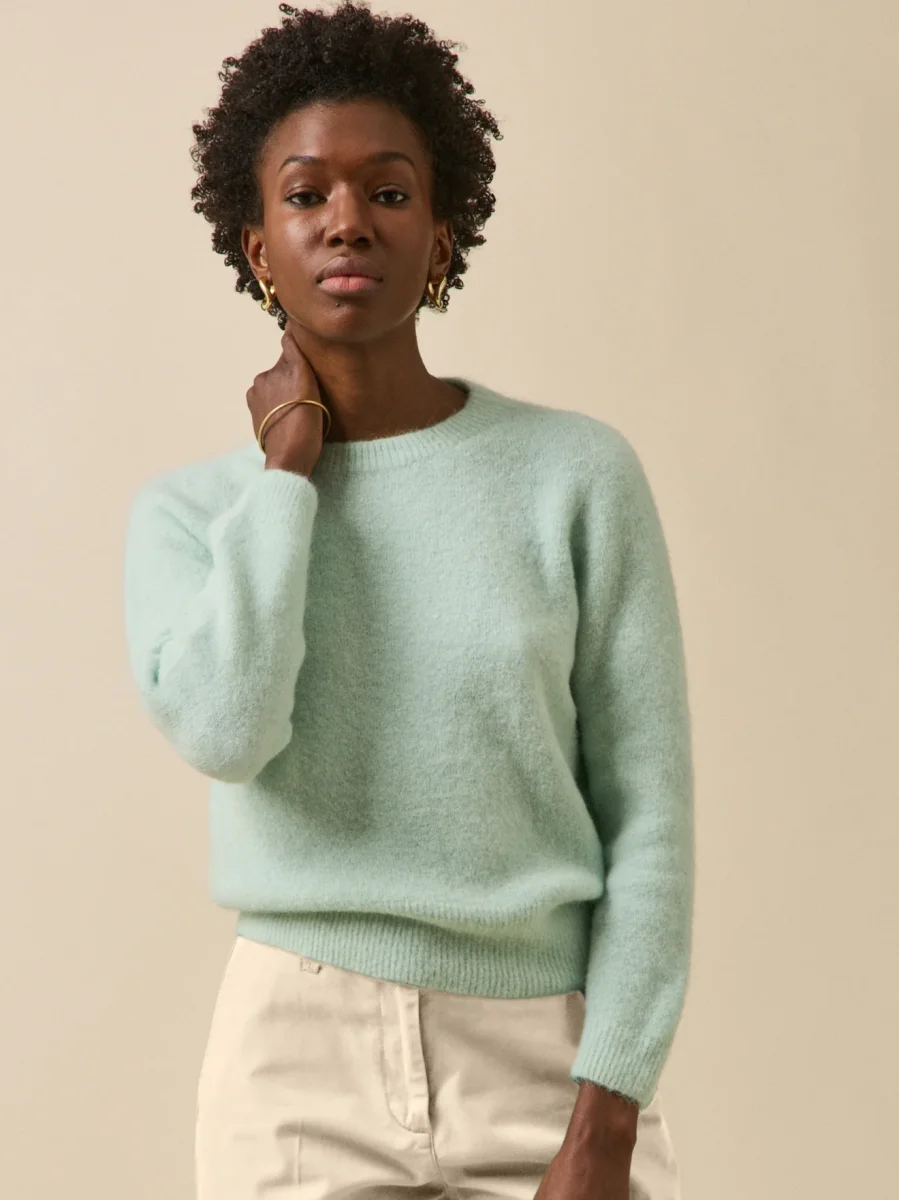 Pull femme mélange alpaga – Image 2