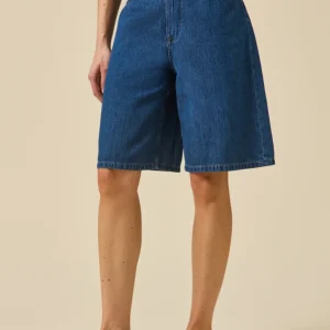 Bermuda denim light femme coton biologique