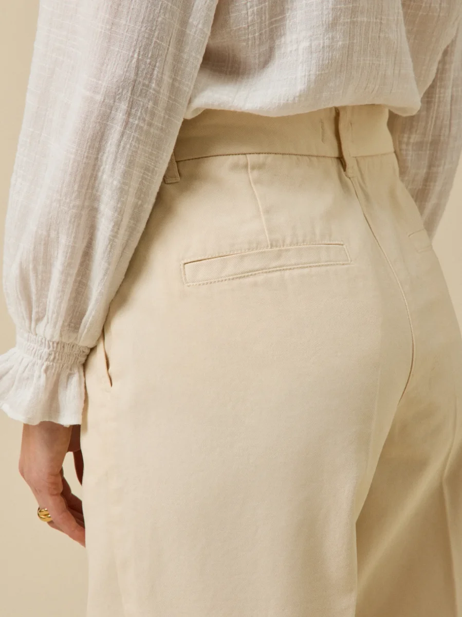 Pantalon large gabardine femme Clara – Image 5