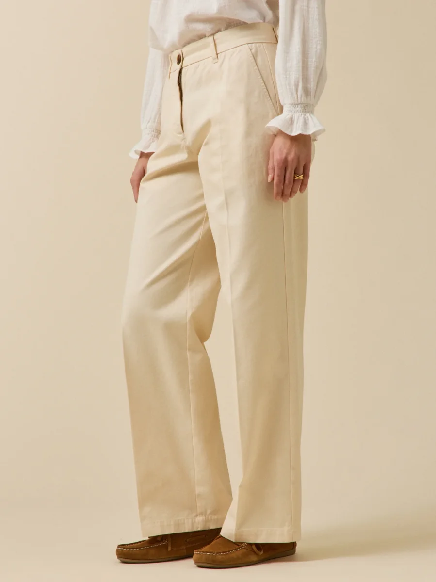 Pantalon large gabardine femme Clara – Image 6
