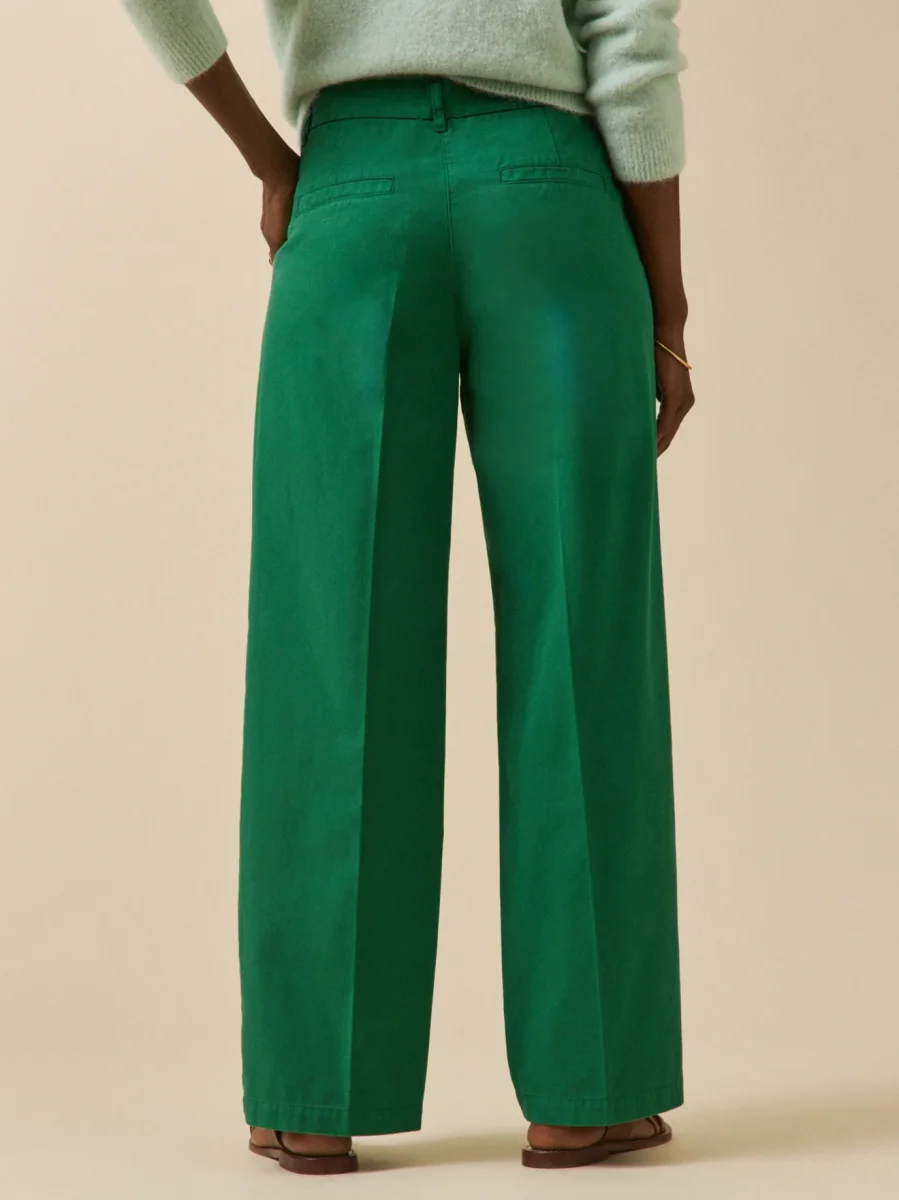 Pantalon large gabardine femme Clara – Image 7
