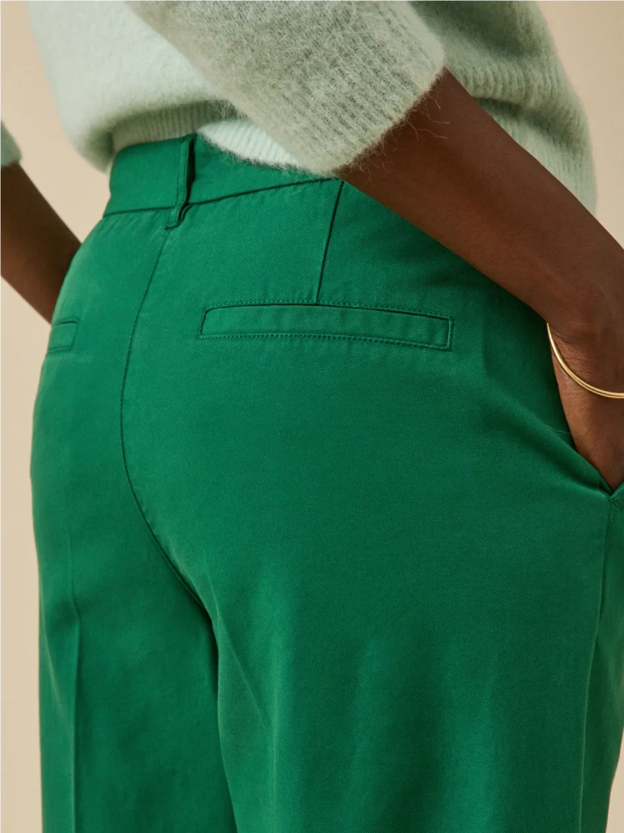 Pantalon large gabardine femme Clara – Image 5