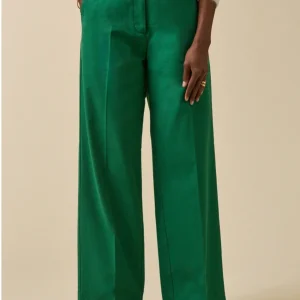 Pantalon large gabardine femme Clara