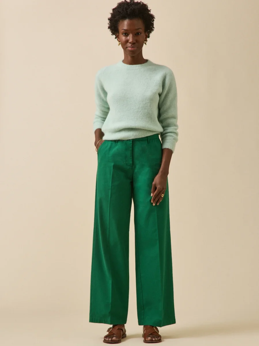 Pantalon large gabardine femme Clara – Image 6