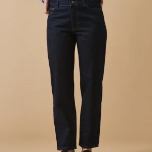 Jean mom femme Claire coton biologique délavage écoresponsable