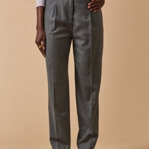 Pantalon carotte flanelle femme Hélène
