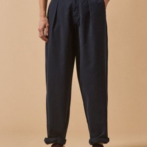 Pantalon carotte twill coton femme Céléstine