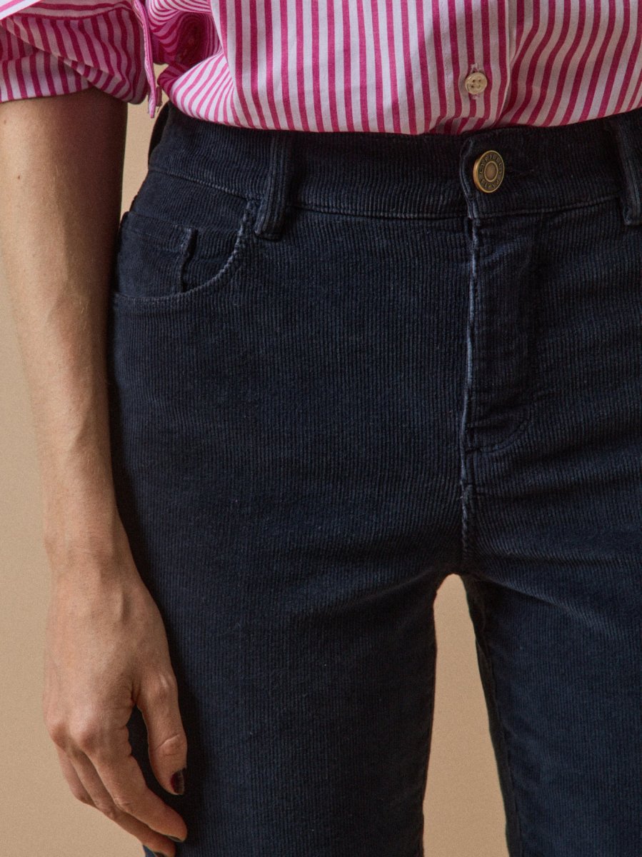 Pantalon slim velours milleraies femme Chloé – Image 4