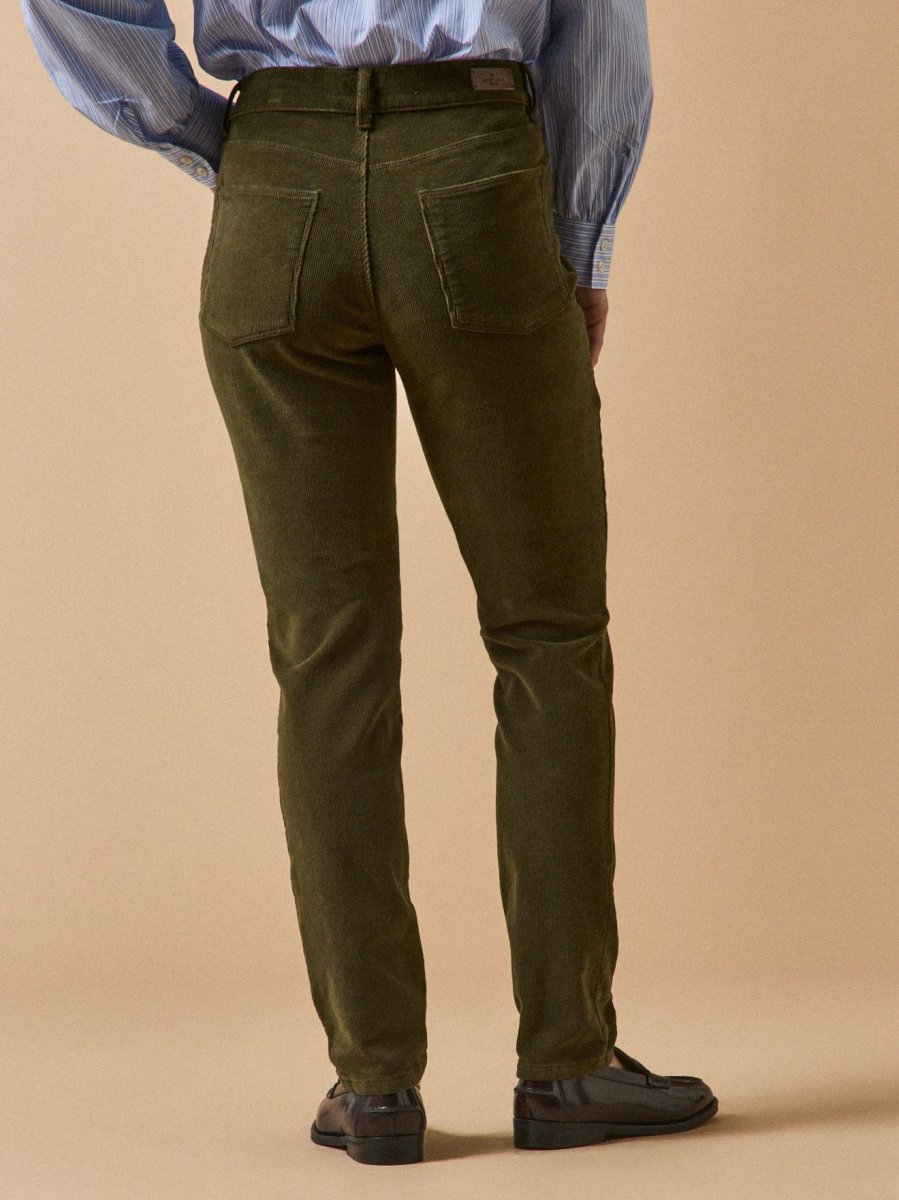 Pantalon slim velours milleraies femme Chloé – Image 3