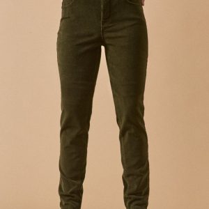 Pantalon slim velours milleraies femme Chloé
