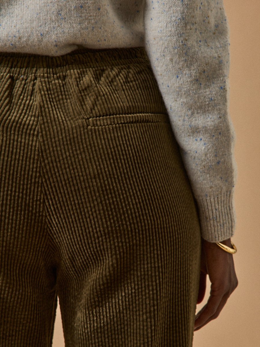 Pantalon velours gaufré femme Agathe – Image 5