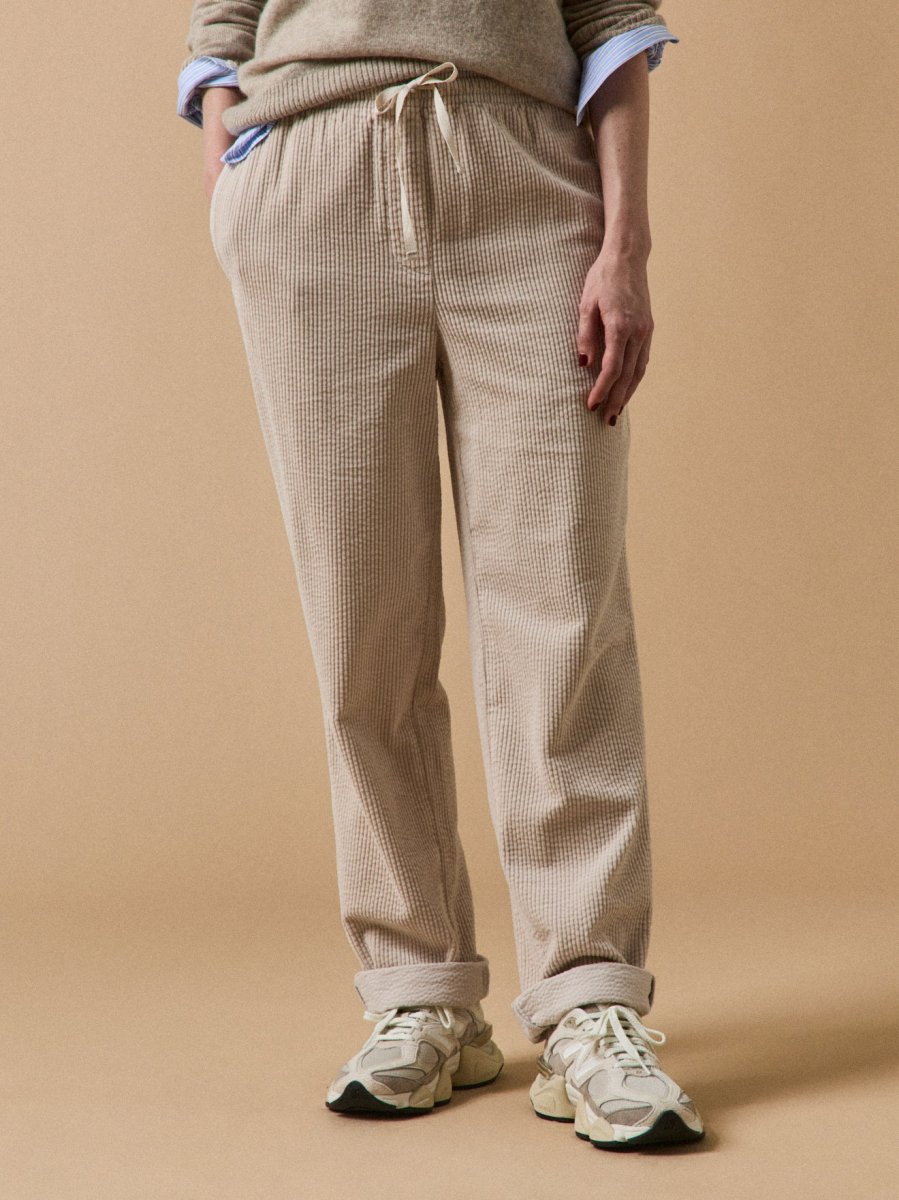 Pantalon velours gaufré femme Agathe – Image 2