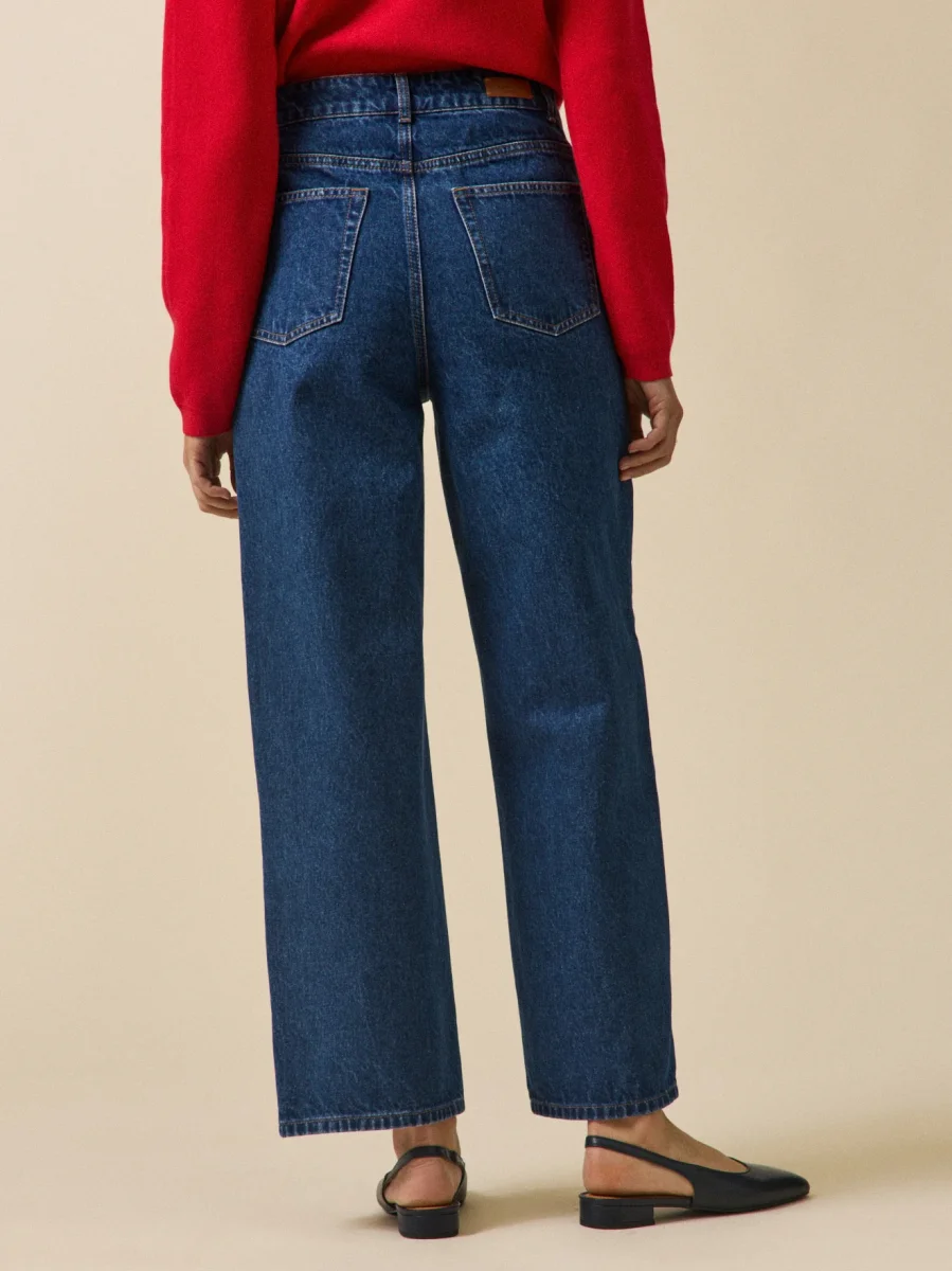 Jean large femme Émilie coton biologique – Image 3