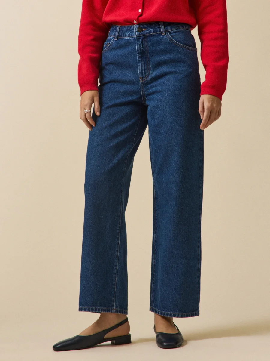 Jean large femme Émilie coton biologique