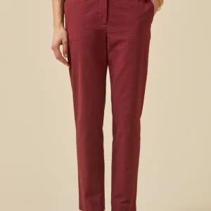 Pantalon cigarette seersucker femme Julie